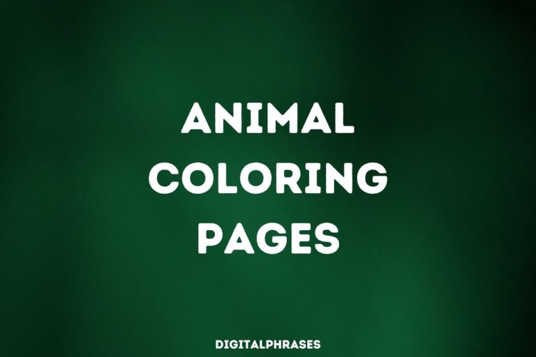 50 Animal Coloring Pages For Kids and Adults