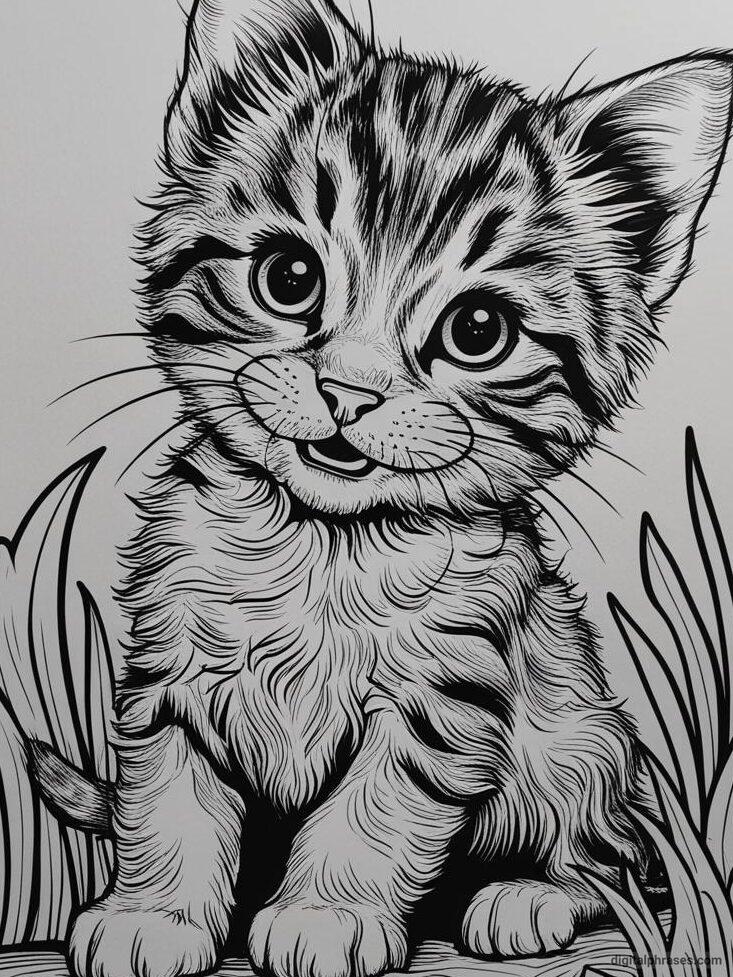 32 Domestic Animal Coloring Pages