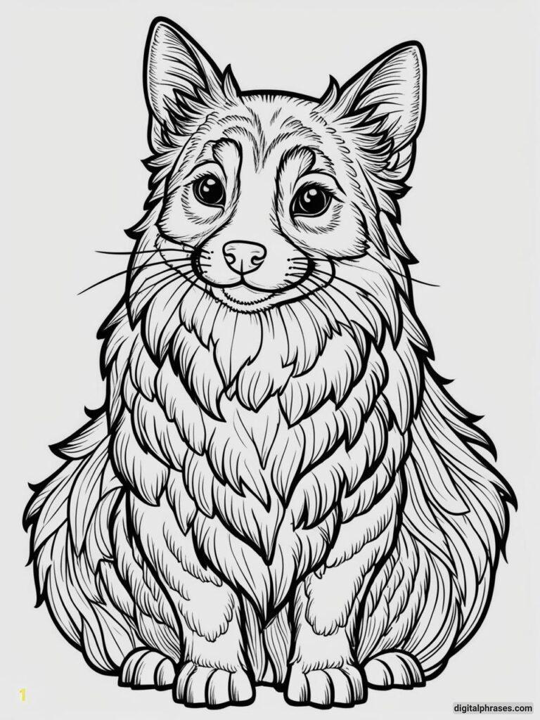 32 Domestic Animal Coloring Pages 32 Domestic Animal Coloring Pages