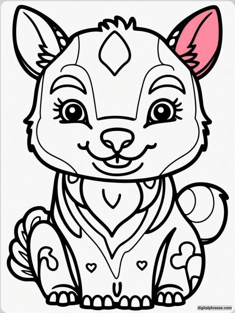 32 Domestic Animal Coloring Pages 32 Domestic Animal Coloring Pages