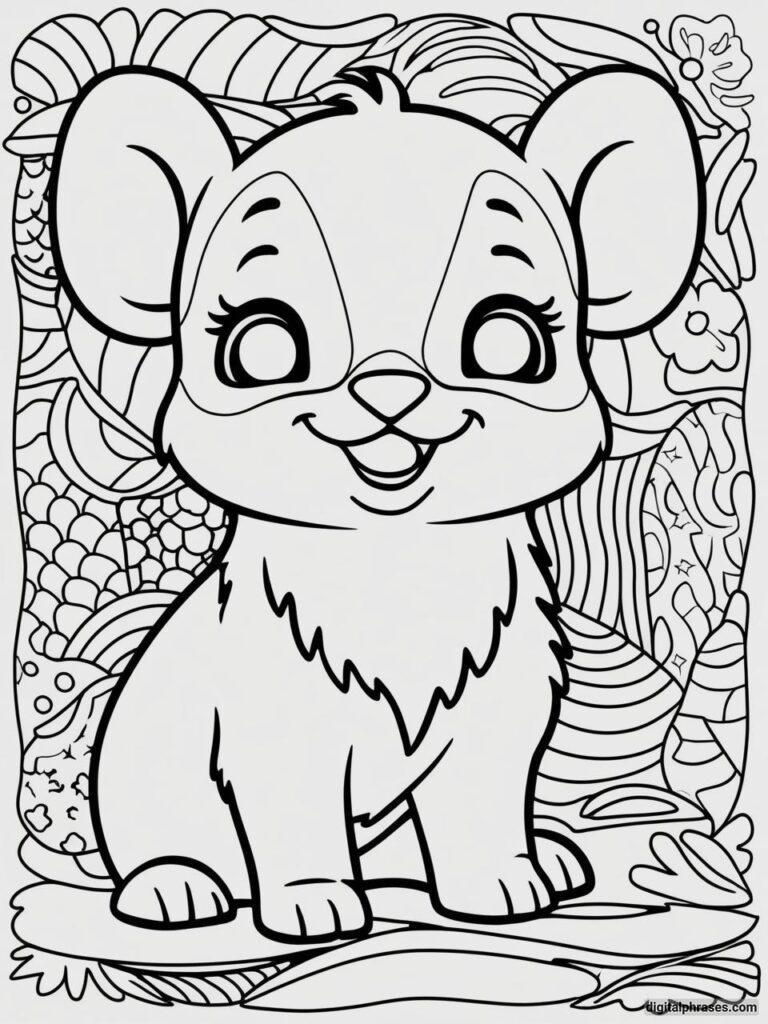 32 Domestic Animal Coloring Pages 32 Domestic Animal Coloring Pages