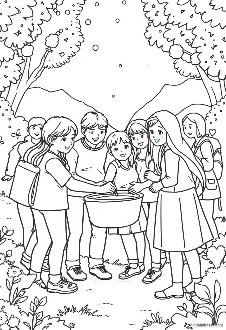 130 Coloring Pages Of People [Contains Pages For Kids, Adults, Teens, Beautiful People and Much More]