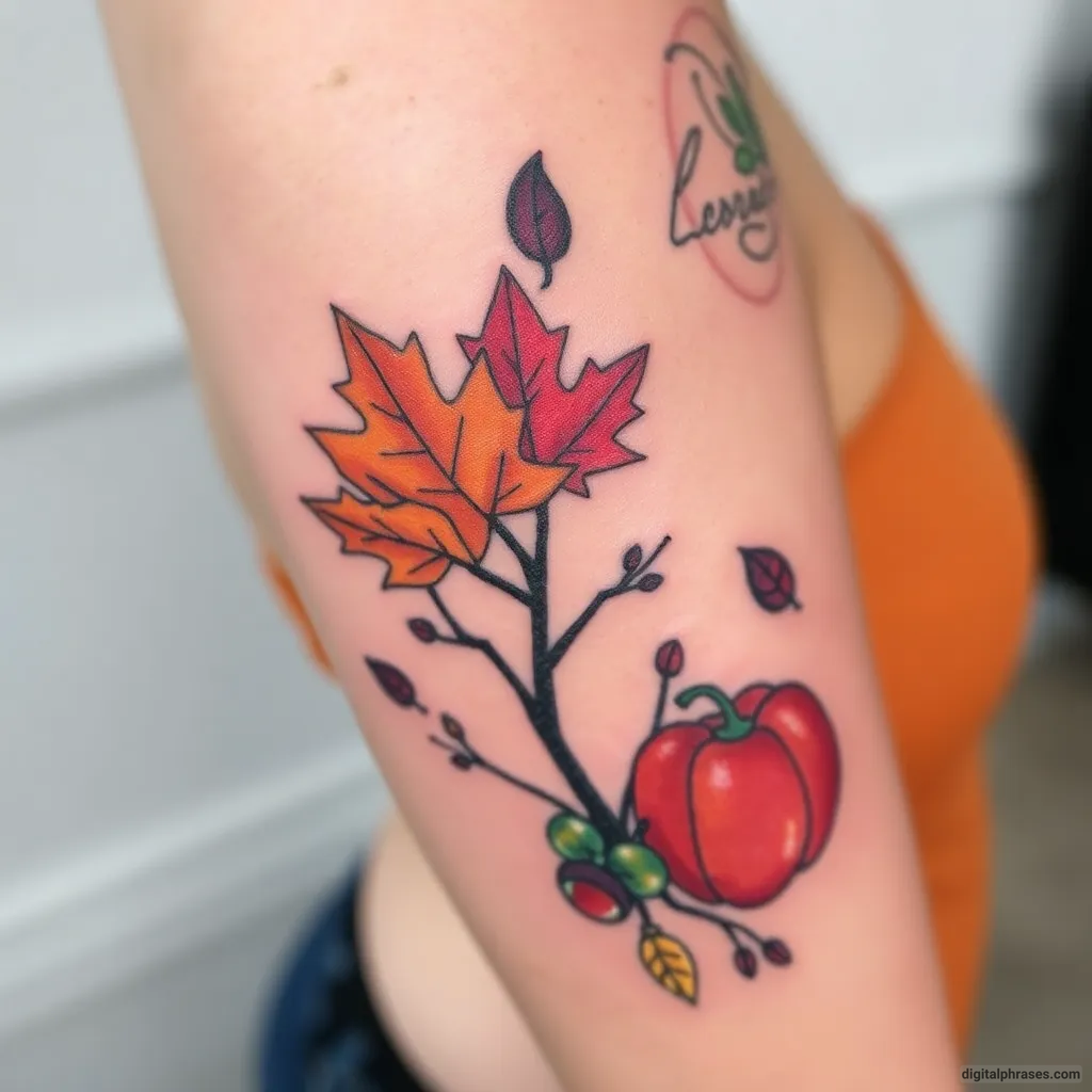 34 Fall Tattoo Designs For Females 34 Fall Tattoo Designs For Females