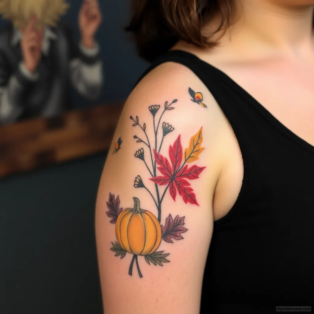 34 Fall Tattoo Designs For Females 34 Fall Tattoo Designs For Females