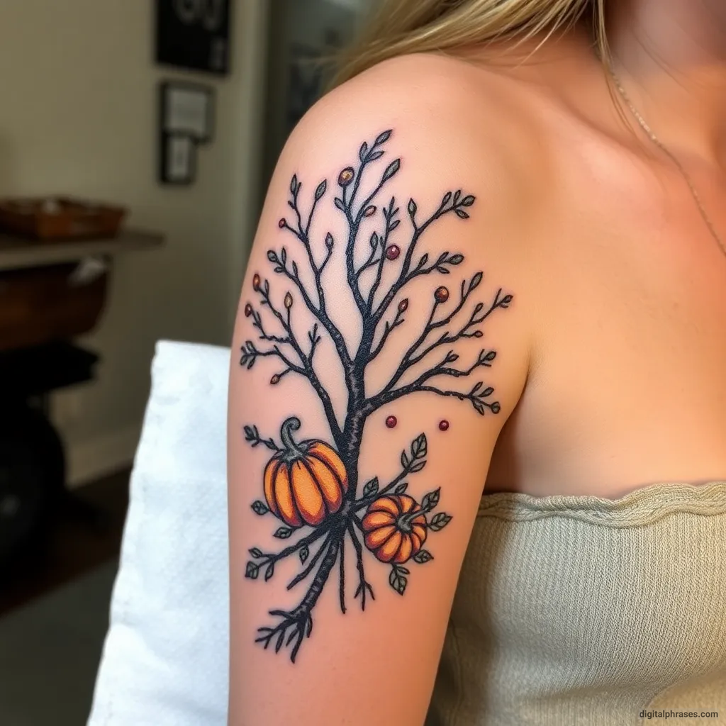 34 Fall Tattoo Designs For Females 34 Fall Tattoo Designs For Females