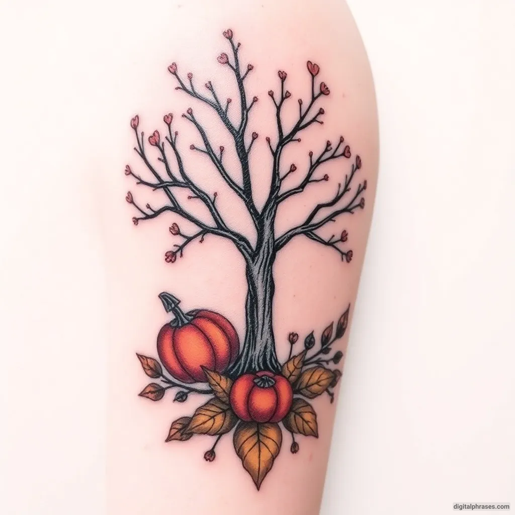 34 Fall Tattoo Designs For Females 34 Fall Tattoo Designs For Females