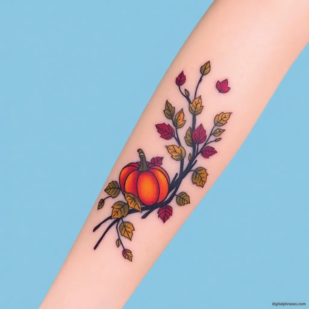 34 Fall Tattoo Designs For Females 34 Fall Tattoo Designs For Females