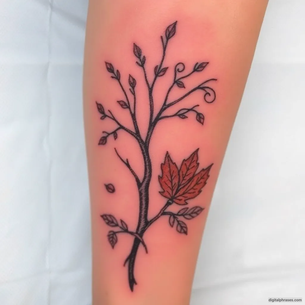34 Fall Tattoo Designs For Females 34 Fall Tattoo Designs For Females