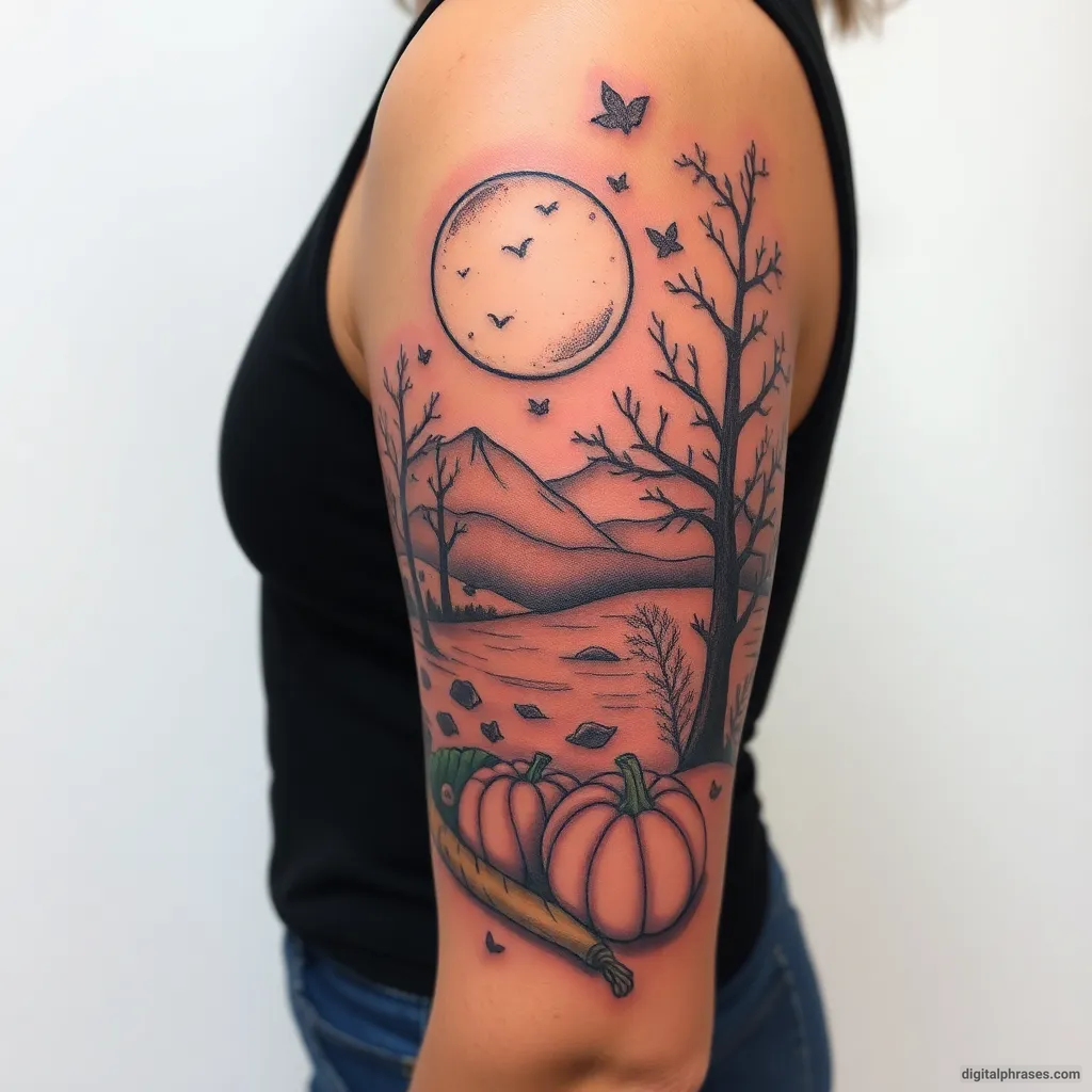 34 Fall Tattoo Designs For Females 34 Fall Tattoo Designs For Females