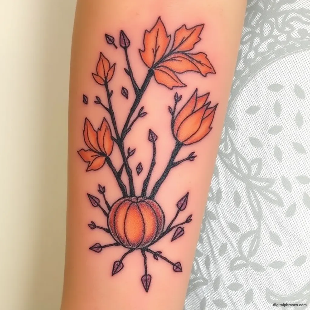 34 Fall Tattoo Designs For Females 34 Fall Tattoo Designs For Females