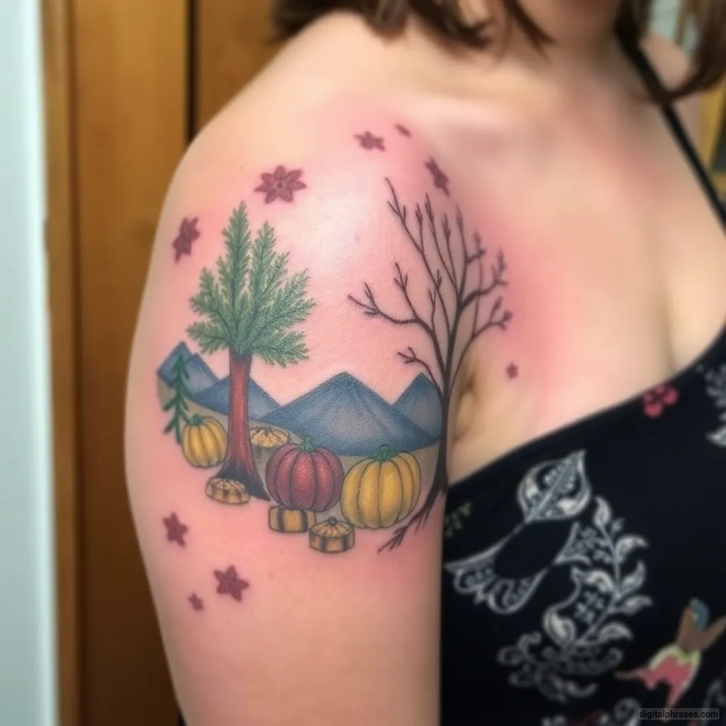 34 Fall Tattoo Designs For Females 34 Fall Tattoo Designs For Females