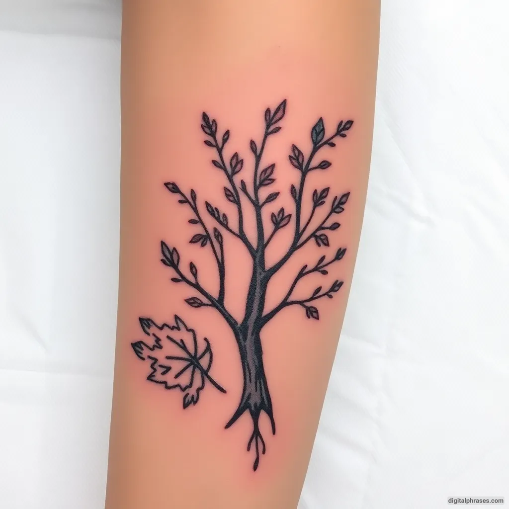 34 Fall Tattoo Designs For Females 34 Fall Tattoo Designs For Females