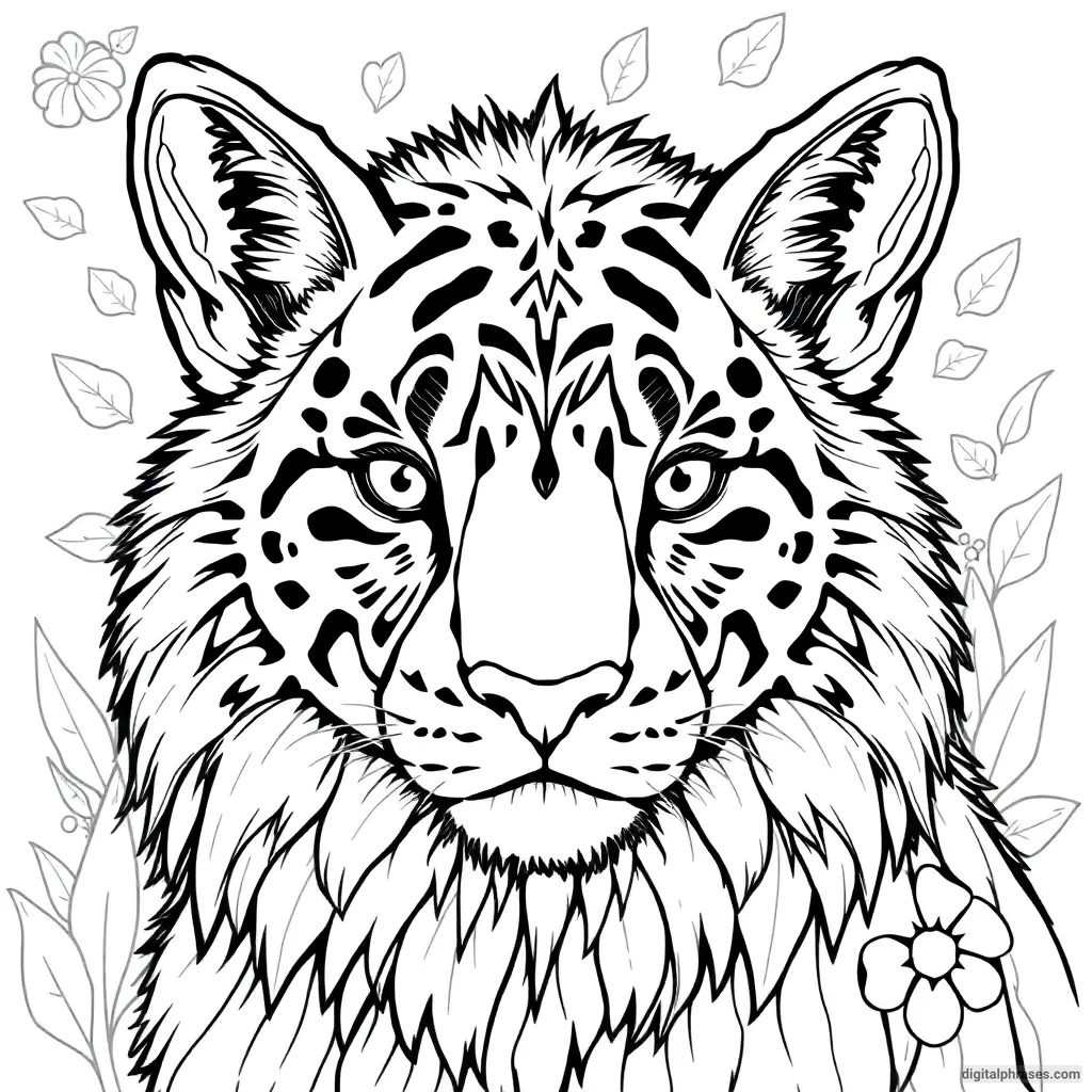 50 Animal Coloring Pages For Kids and Adults 50 Animal Coloring Pages For Kids and Adults
