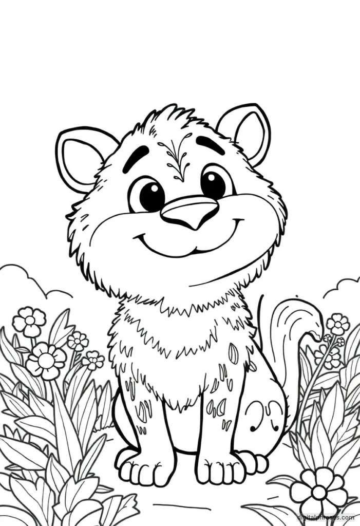 25 Coloring Pages of Animal Cartoons 25 Coloring Pages of Animal Cartoons