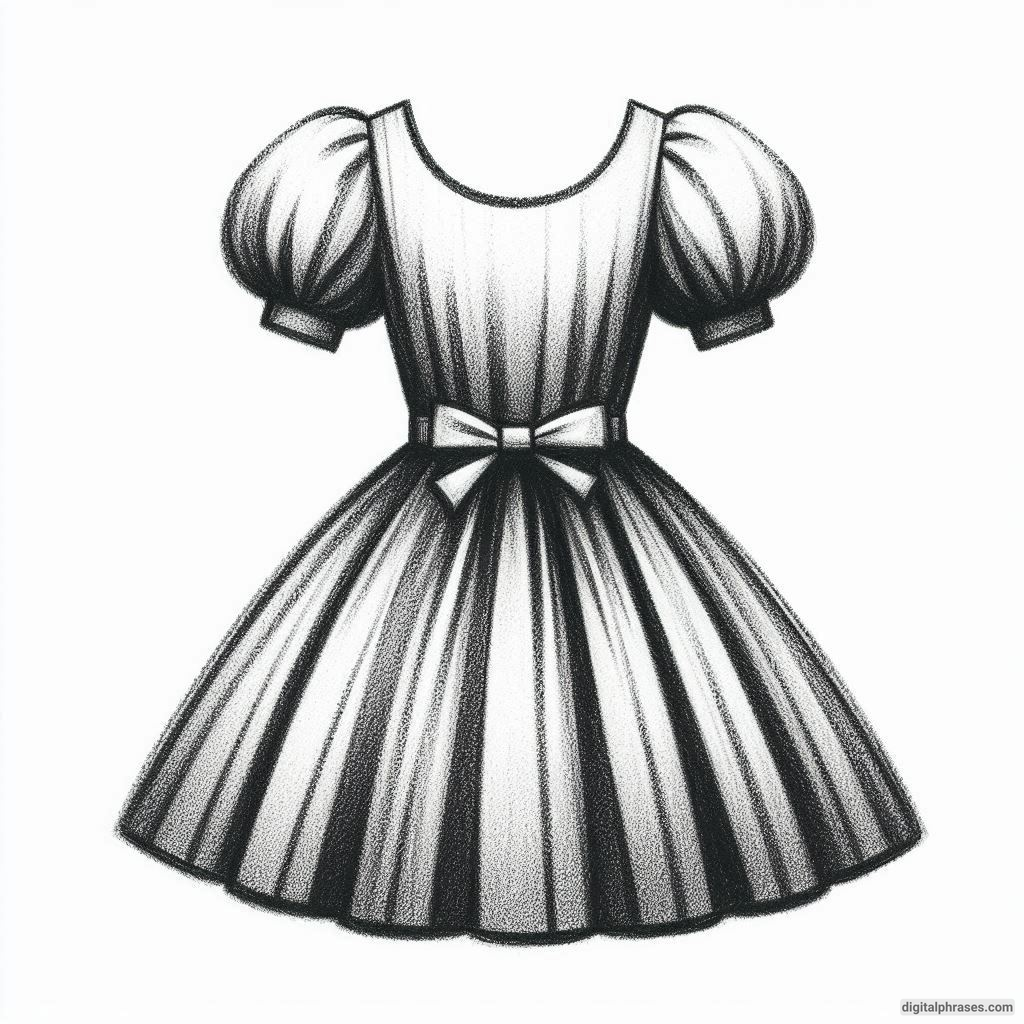 28 Cute, Simple and Easy Dress Drawing Ideas For Beginners 28 Cute, Simple and Easy Dress Drawing Ideas For Beginners