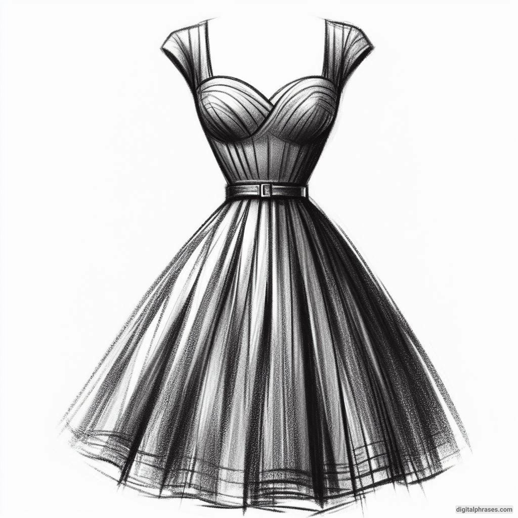 28 Cute, Simple and Easy Dress Drawing Ideas For Beginners 28 Cute, Simple and Easy Dress Drawing Ideas For Beginners