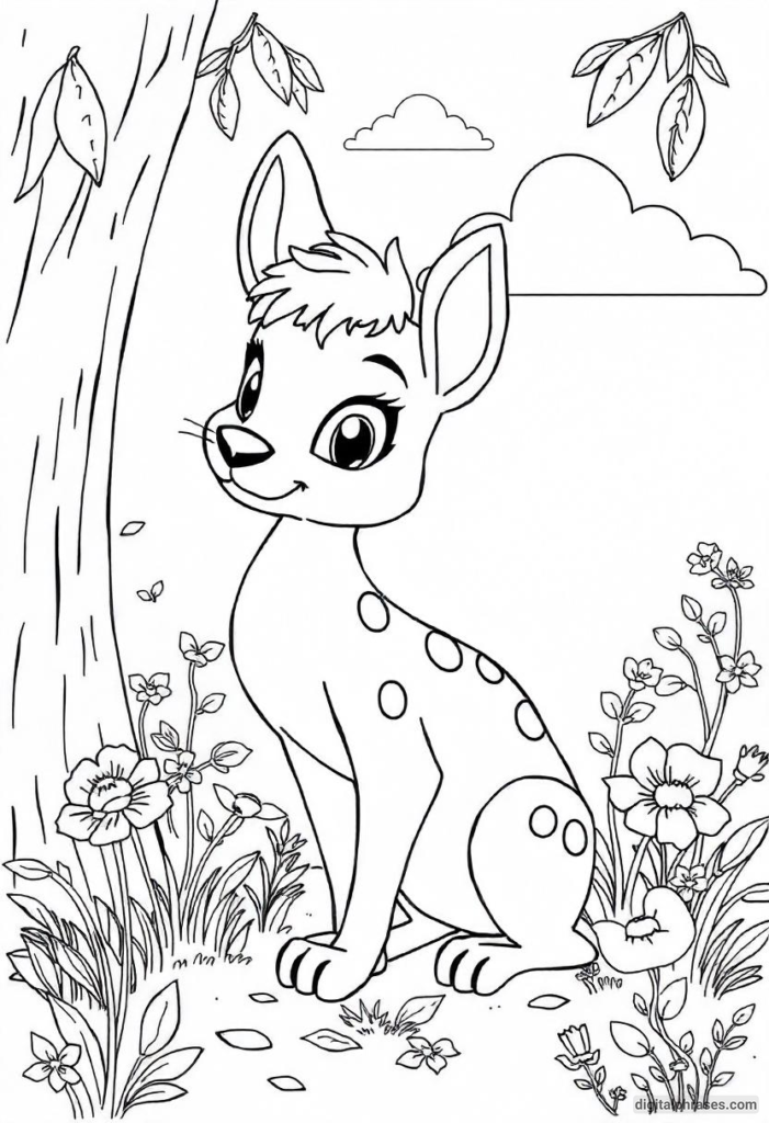 24 Disney Animal Coloring Pages 24 Disney Animal Coloring Pages