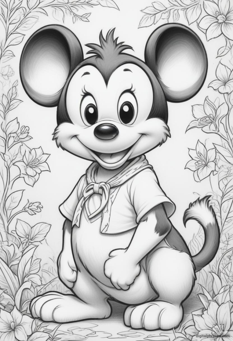 24 Disney Animal Coloring Pages