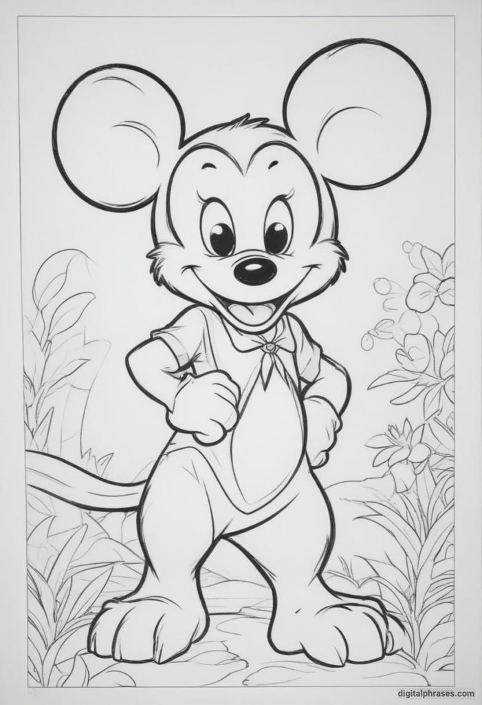 24 Disney Animal Coloring Pages 24 Disney Animal Coloring Pages