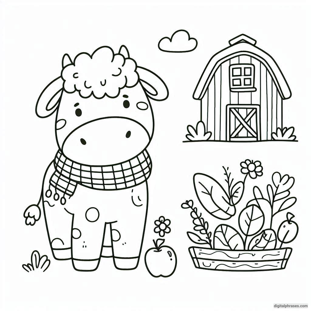 23 Farm Animal Coloring Pages 23 Farm Animal Coloring Pages