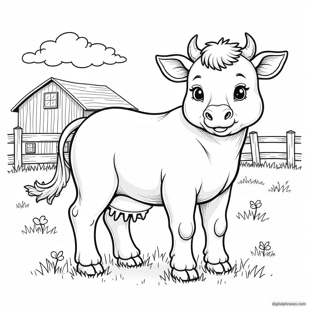 23 Farm Animal Coloring Pages 23 Farm Animal Coloring Pages
