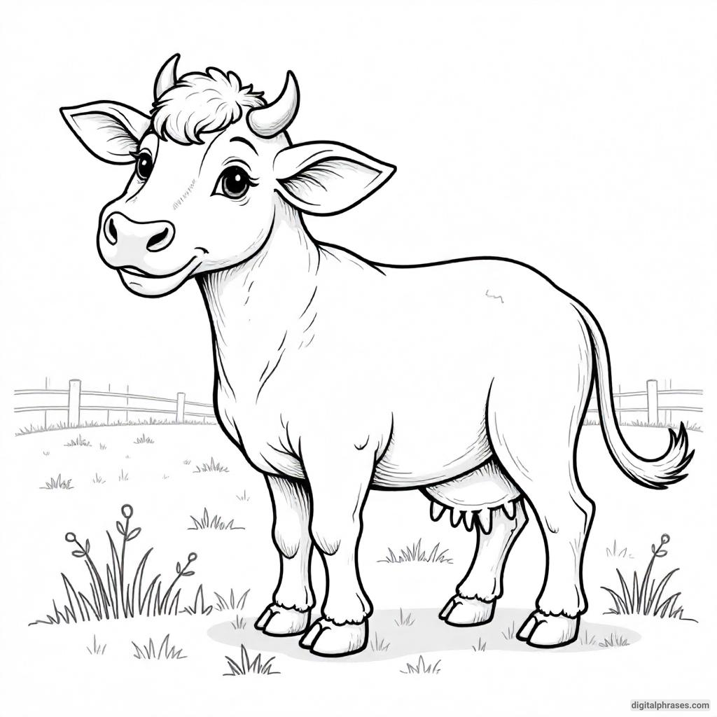 23 Farm Animal Coloring Pages