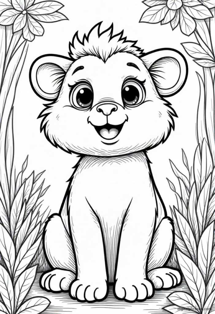 24 Wild Jungle Animal Coloring Pages 24 Wild Jungle Animal Coloring Pages