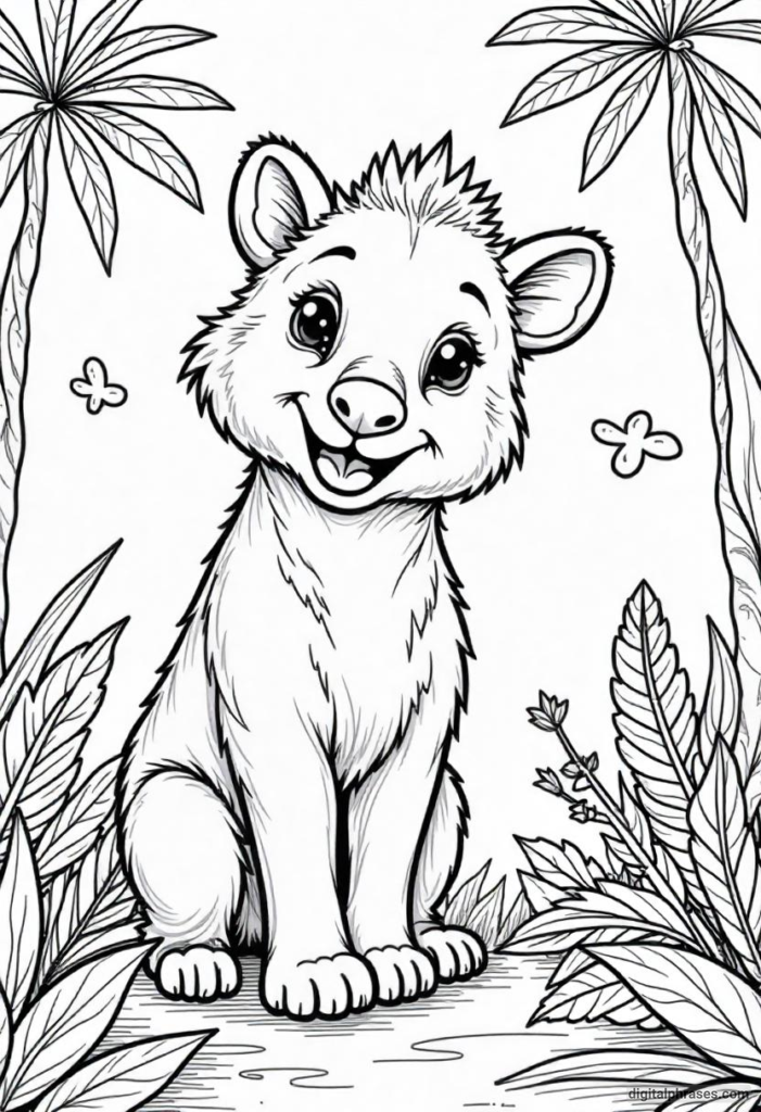 24 Wild Jungle Animal Coloring Pages 24 Wild Jungle Animal Coloring Pages