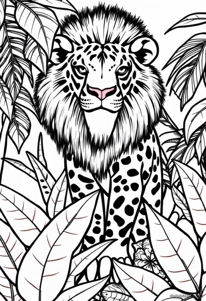24 Wild Jungle Animal Coloring Pages 24 Wild Jungle Animal Coloring Pages
