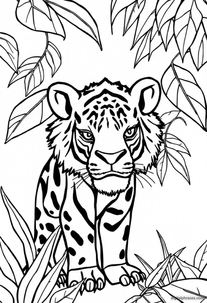 24 Wild Jungle Animal Coloring Pages 24 Wild Jungle Animal Coloring Pages
