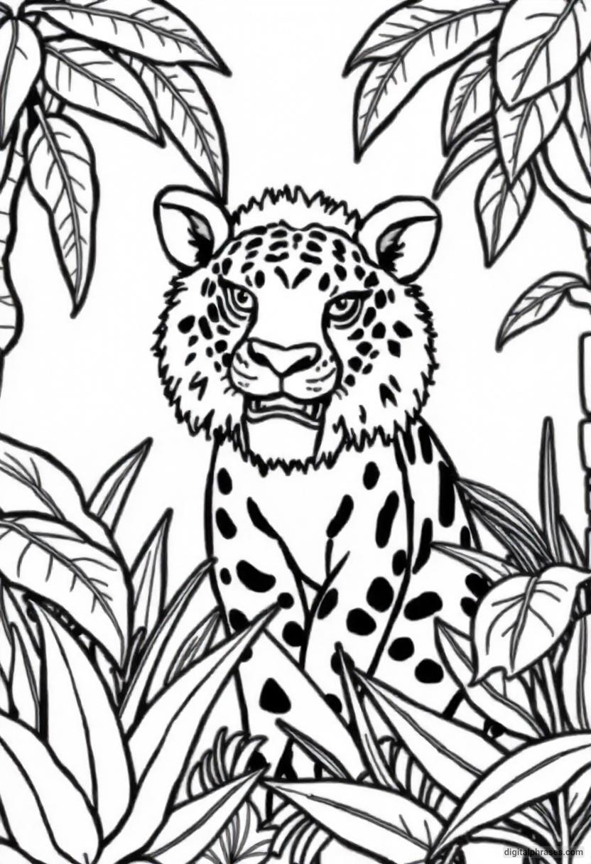 24 Wild Jungle Animal Coloring Pages 24 Wild Jungle Animal Coloring Pages