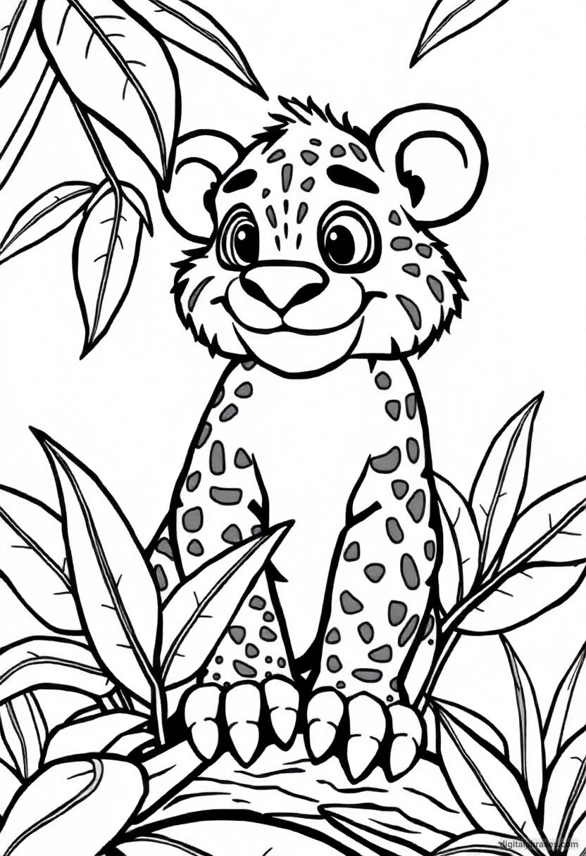 24 Wild Jungle Animal Coloring Pages 24 Wild Jungle Animal Coloring Pages