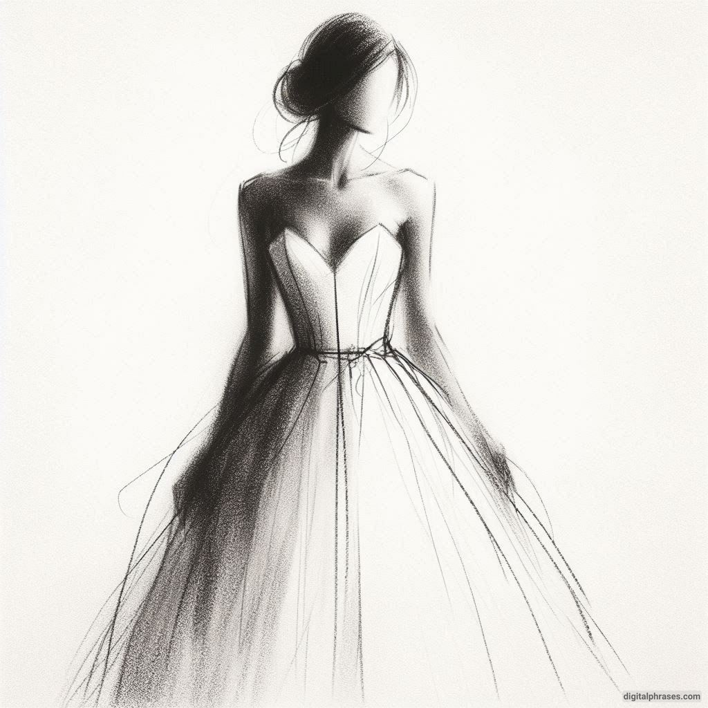 40 Wedding Dress Drawing Ideas 40 Wedding Dress Drawing Ideas