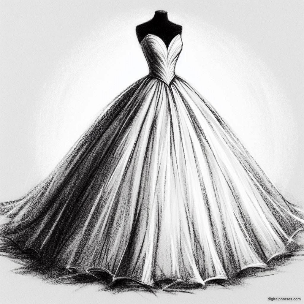 40 Wedding Dress Drawing Ideas