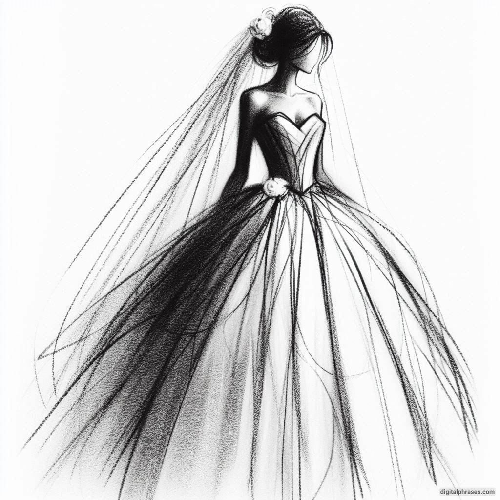40 Wedding Dress Drawing Ideas 40 Wedding Dress Drawing Ideas