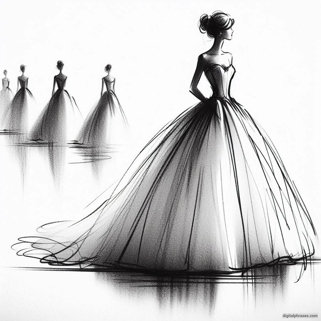 40 Wedding Dress Drawing Ideas 40 Wedding Dress Drawing Ideas