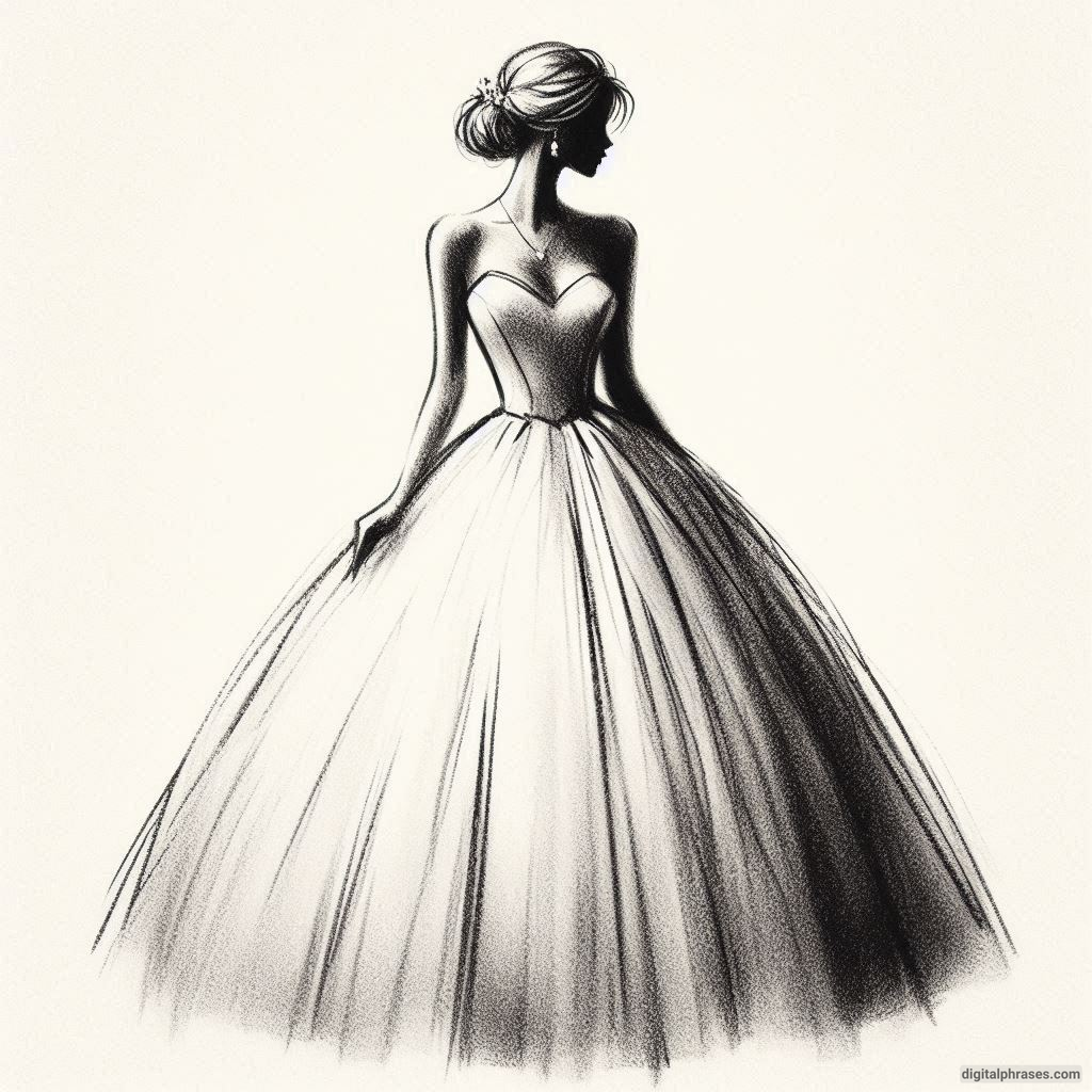 40 Wedding Dress Drawing Ideas 40 Wedding Dress Drawing Ideas