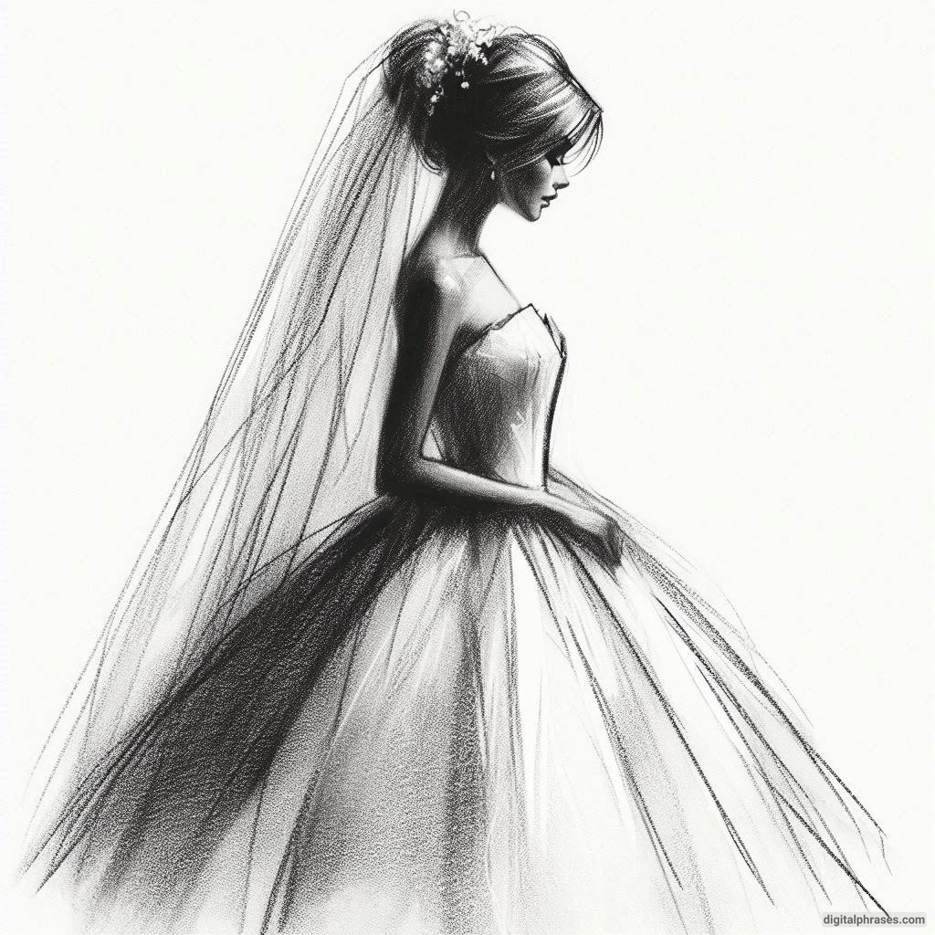 40 Wedding Dress Drawing Ideas