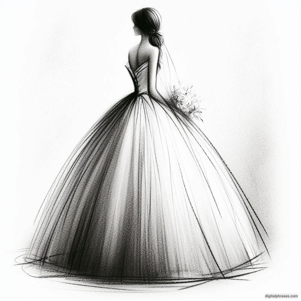 40 Wedding Dress Drawing Ideas 40 Wedding Dress Drawing Ideas