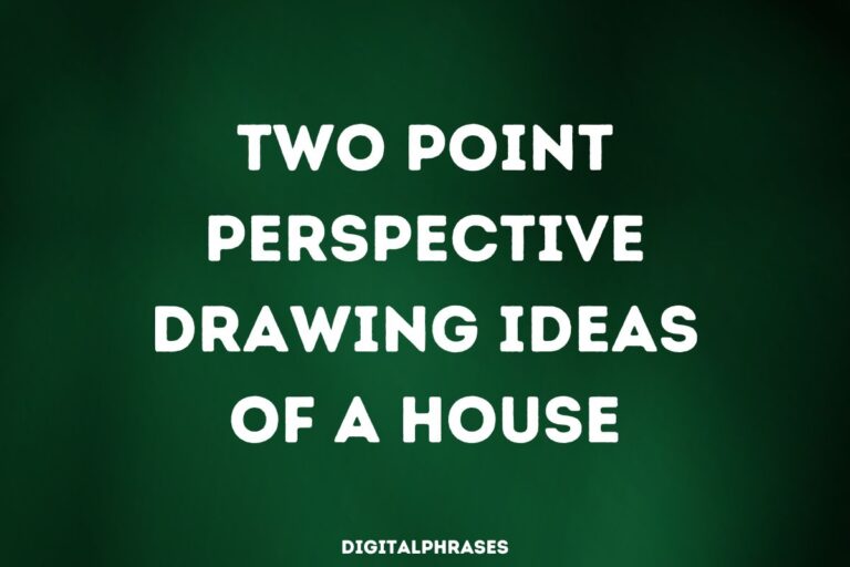 25 Two Point Perspective Drawing Ideas of a House