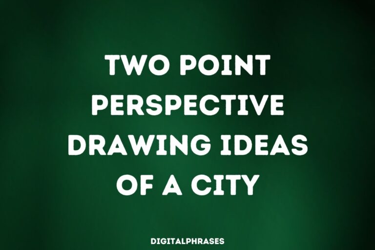 21 Two Point Perspective Drawing Ideas of a City