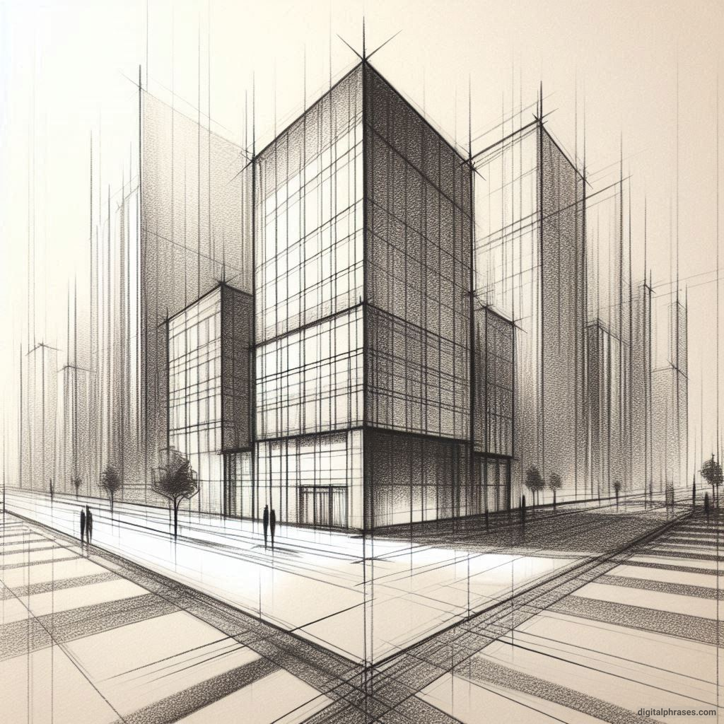 21 Two Point Perspective Drawing Ideas of Buildings