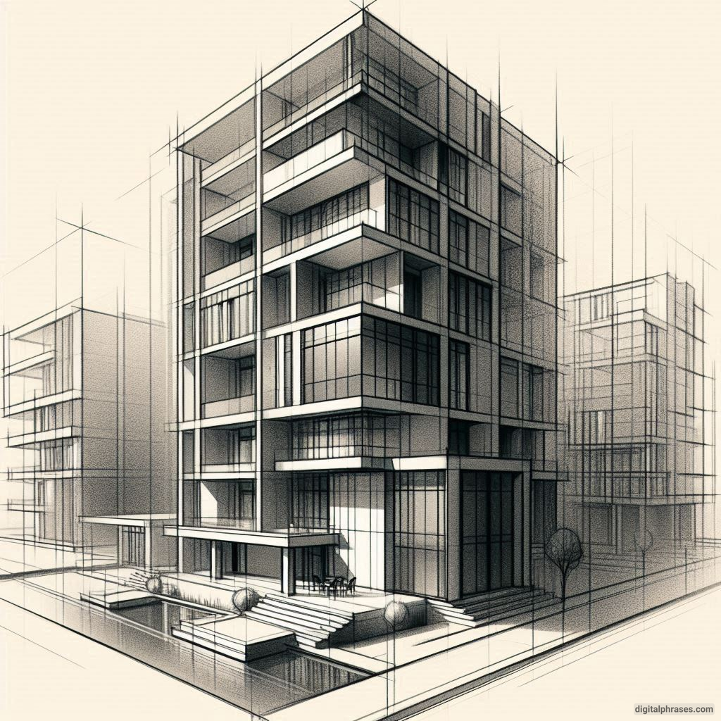 21 Two Point Perspective Drawing Ideas of Buildings