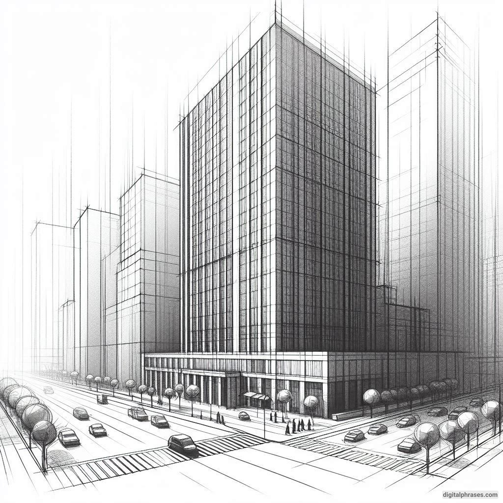 21 Two Point Perspective Drawing Ideas of Buildings