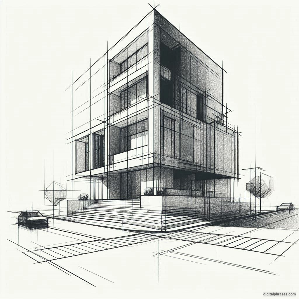 21 Two Point Perspective Drawing Ideas of Buildings