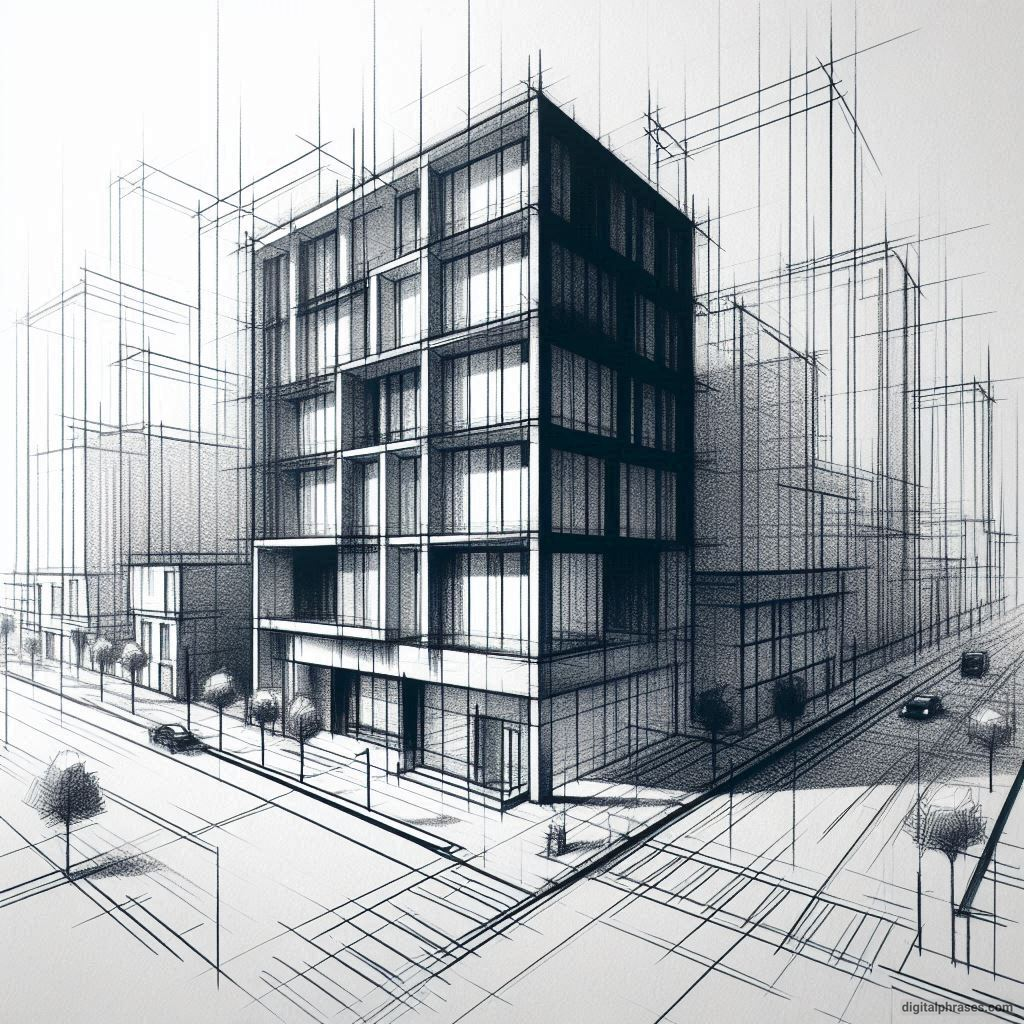 21 Two Point Perspective Drawing Ideas of Buildings