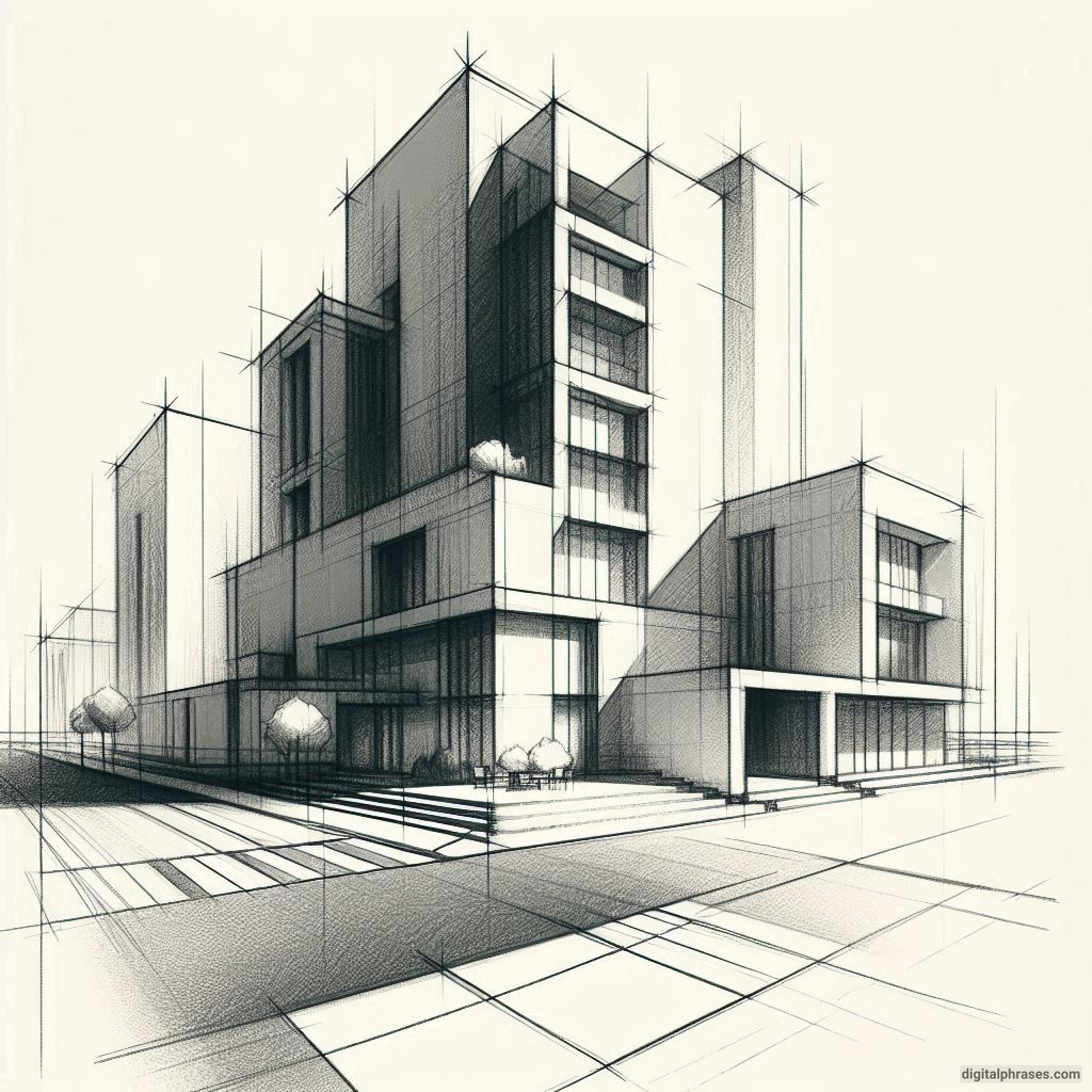 21 Two Point Perspective Drawing Ideas of Buildings