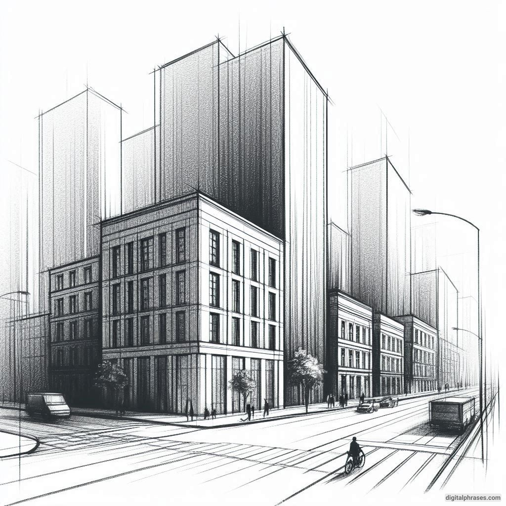 21 Two Point Perspective Drawing Ideas of Buildings