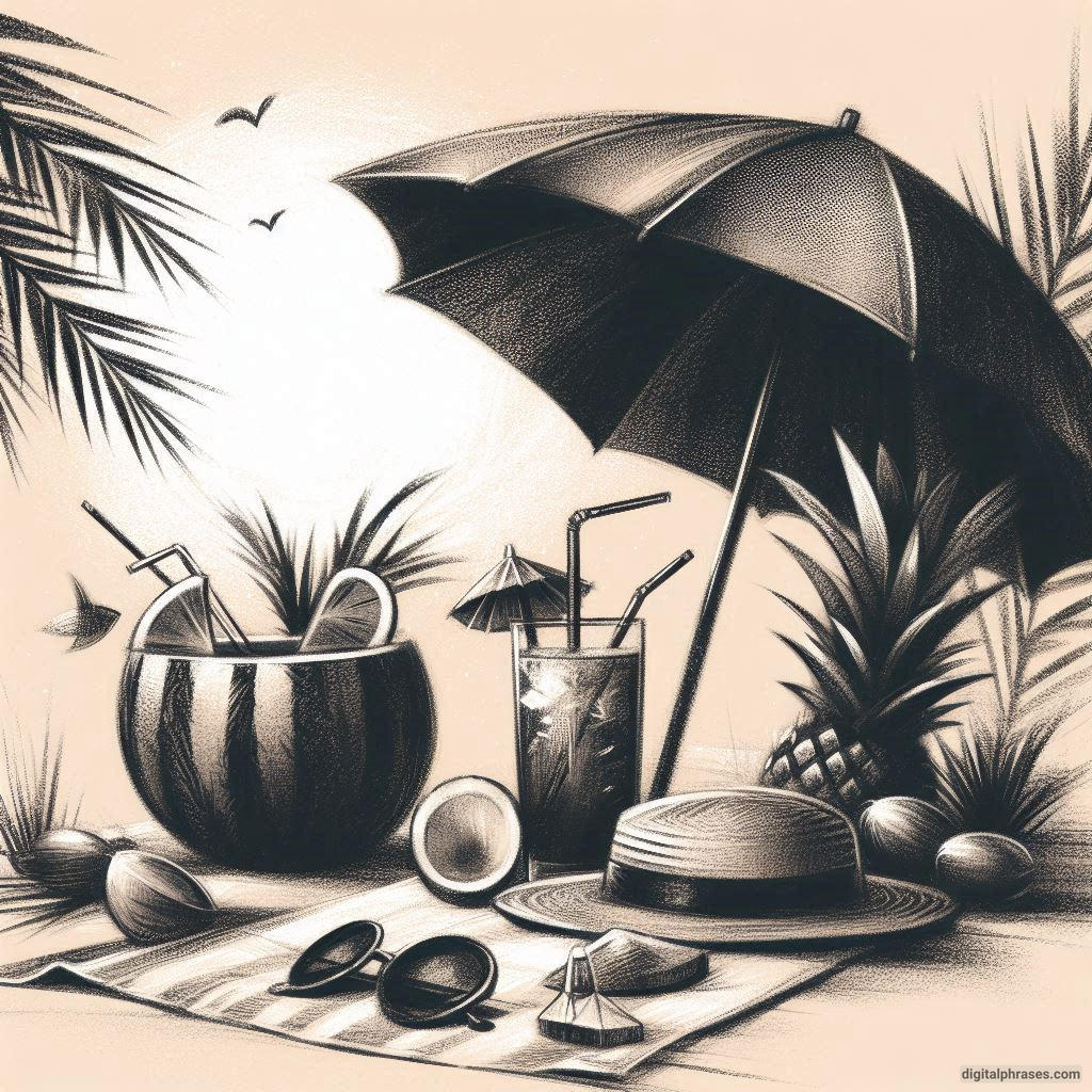 30 Cute, Simple and Cool Summer Drawings