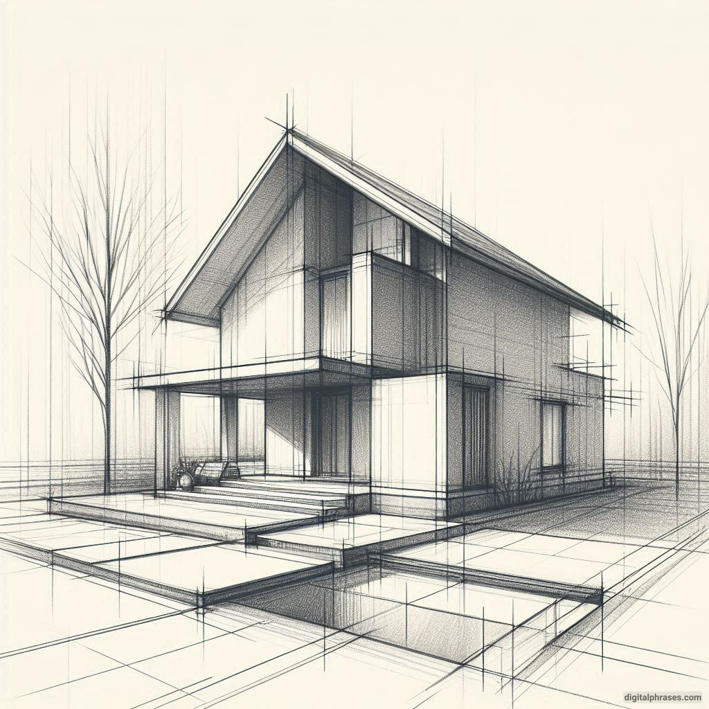 25 Two Point Perspective Drawing Ideas of a House 25 Two Point Perspective Drawing Ideas of a House